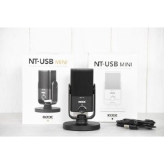 RDE NT-USB Mini Microphone - Cardioid Black - Premium Sound Quality & Versatile Connectivity - Ideal for Streaming & Recording